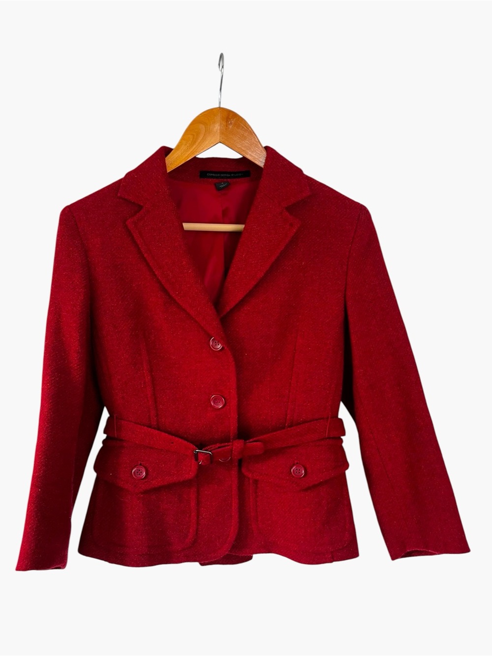 Express brand wool blend red ballet / jacket